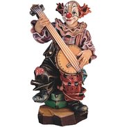 Clown banjo player 