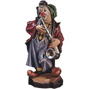 Clown saxophonist 
