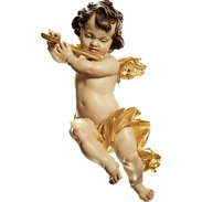 Cherub with flute 
