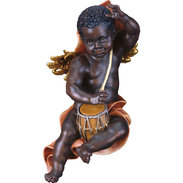 Cherub moor with drum 