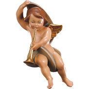 Cherub modern with trumpet 
