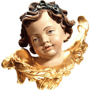 Angel - head with bow 