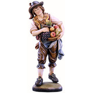 Man with fruit - basket 