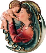Madonna in luna rilievo 