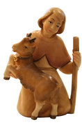 Shepherd boy with goat 
