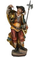 Night watchman with woodlantern 