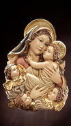 Madonna Brustbild mit Engel 