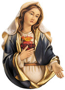 Sacred Heart of Mary Bust 