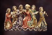 Relief musizierende Engel 