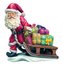 Babbo Natale con slitta K9009 (6 cm, colore)