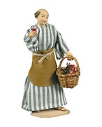 Cellarman with bottle and wine-glass 