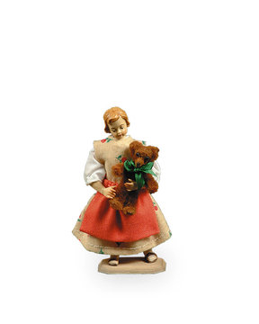 Bambina con orsacchiotto LE10901-511 (12 cm, colore)