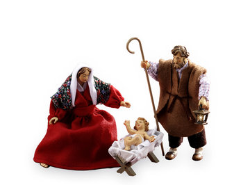 Sacra Famiglia 3 pezzi 01B+02B+03B LE10901-S3 (12 cm, colore)