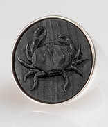 Ring silver  -  Cancer 