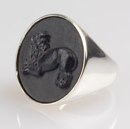 Ring silver  -  Leo 