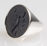 Ring silver  -  Skorpion 