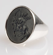 Ring silver  -  Sagitarius 