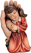Protective hand  -  girl 