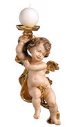 Cherub with candle left side 