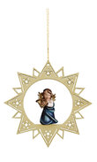 Heart Angel with horn on star 
