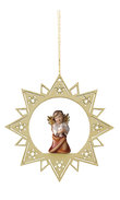 Heart Angel with dove on star 