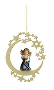 Heart Angel with calyx and host on moon 