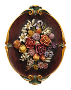 Bas - relief with flowers 