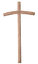 Balken ohne Corpus gebogen 44002 (10 cm, gebeizt)