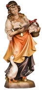 Woman with geese 