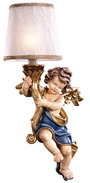 Cecilia Cherub blue with lamp shade 