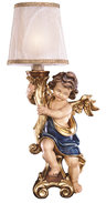 C�cilienputten blau mit Sockel und Lampe 