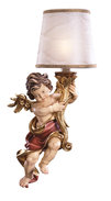 Cecilia Cherub red with lamp shade 