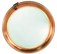 Mirror with roses 