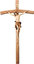 Cristo Pisa su croce arcata B60250 (8 cm, colore)