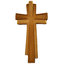 croce stilizzata p107 (12 cm, brunito 3 col.)