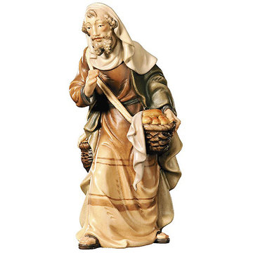 Pastore con cesto or. 500--24 (10 cm, colore)
