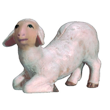 Agnello inginocchiato 500--61 (10 cm, colore)