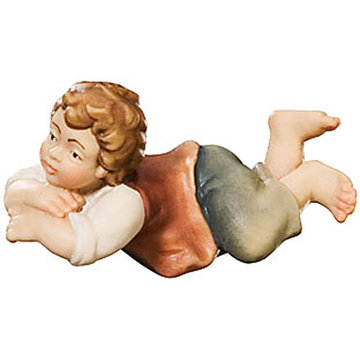 Bimbo sdraiato 600--19 (9 cm, colore)
