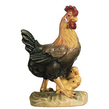 Gallina c.pulcini 600--75 (9 cm, colore)