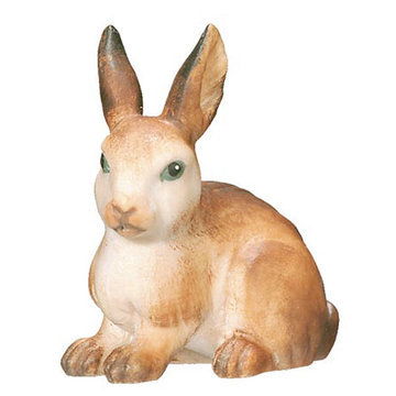 Coniglio seduto 600--87 (9 cm, colore)