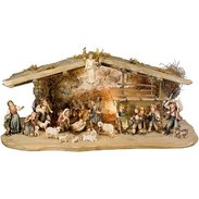 Tiroler Bauernkrippe Holz Tiroler Bauernkrippe aus Holz