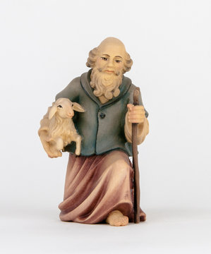 Shepherd kneeling ALR428 (3,94", color)