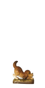 Hund A71041 (7,5 cm, lasiert)