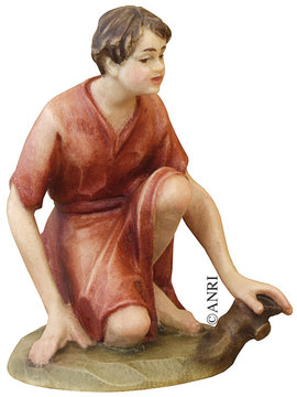 Pastorello inginochiato AN79700-6 (7,5 cm, colore)