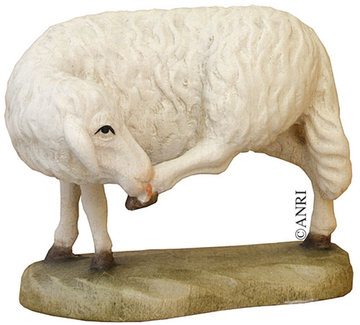 Pecora in piedi AN79700-14 (7,5 cm, colore)