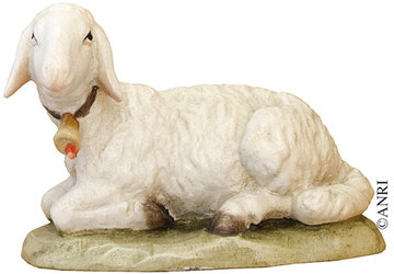 Pecora giacente AN79700-49 (7,5 cm, colore)