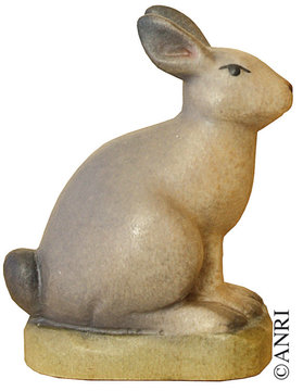 Coniglio grigio AN79700-92 (7,5 cm, colore)