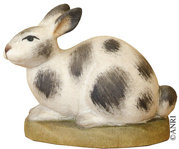 Coniglio pezzato AN79700-93 (7,5 cm, colore)