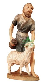 Pastore con pecora AN79700/37C/L (15 cm, colore)