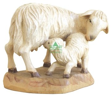 Pecora con agnello AN79700/56C/L (15 cm, colore)